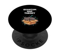 Quantum Nap Theory Physics Humor Science Lover PopSockets Adhesive PopGrip