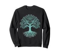 Quantum Network Universal Arbor Spiritual Growth Graphic Sweatshirt