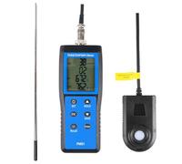 Quantum PAR Meter for LED Grow Lights, 400-700nm Wavelengths Range, Temperature and Humidity Display, PPFD Meter with 36 inch Telescopic Wand for Easy Testing in Tent, Room, Greenhouse
