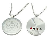 Quantum Pendant Stainless Steel Necklace for Men Germanium Magnetic Field Therapy