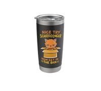 Quantum Physics Gift for a Schrodinger Fan Stainless Steel Insulated Tumbler