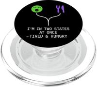 Quantum Physics Meme Schrödinger Cat Uncertainty Principle PopSockets PopGrip for MagSafe