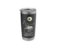 Quantum Physics Meme Schrödinger Cat Uncertainty Principle Stainless Steel Insulated Tumbler