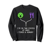 Quantum Physics Meme Schrödinger Cat Uncertainty Principle Sweatshirt