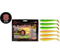 Quantum Q-Paddler UV Lures Power Pack - 8cm 3xHot Shad 3xDesert Sunset