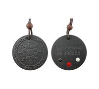 Quantum Science Scalar Energy Circle Pendant Necklace for Men Women 3 in 1 Volcano Stone Germanium Stones