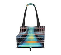 Quantum Wave photoplethysmography Pet Tote Bag Foldable Handbag Carrier for Small Dogs Cats Puppy Portable Travel Shoulder