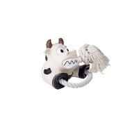 Quapas Dog Toy Fun Cow With Rope