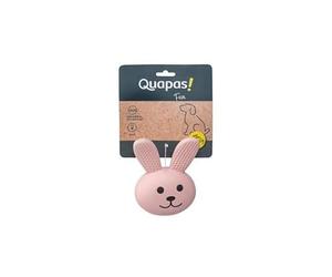Quapas! Dog Toy Fun Latex Head Animal Rabbit