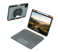 QUARK Keyboard Case for iPad(A16) 11/10th Gen, (Gray, iPad 11th/10th, iPad Pro 11"/Air (11"/5/4))
