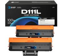 Quark MLT-D111L Toner Compatible with Samsung MLT-D111L Black Printer Cartridge for Samsung Xpress M2070w Toner M2070 M2026W M2026 M2070FW M2020 M2022W M2022 M2070F (Black, Pack of 2)