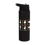 Quarks Particle Goose Physics Quantum Mechanics Science Nerd Stainless Steel Insulated Water Bottle