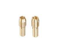 QUARKZMAN Brass Drill Chuck Collar Tips 3.2 mm, 3 mm for Rotary Tools 10 Pieces