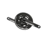 Quarq Dzero 110 Dub Carbon Crankset With Power Meter Black 175 mm / 52/36t 175 mm Black