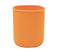 Quart 32oz Silicone Sleeves/Jackets for Protecting Ball, Kerr, Canning Jars by Mason Jar Lifestyle (Tangerine, 2 Pack)