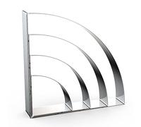 Quarter Circle Cookie Cutter Set Large - 5 Inch, 4 Inch, 3 Inch, 2 Inch - Geometric Frame Plaque Cookie Cutters Shapes Molds - Stainless Steel
