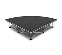 Quarter Circle Portable Stage Kit by Gear4music 20cm