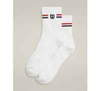 Quarter Top Logo Stripe Sock