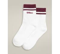 Quarter Top Stripe Logo Socks