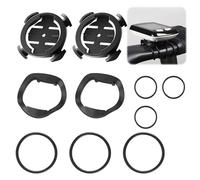 Quarter-Turn Bike Mount for Garmin Edge GPS, Abs Bike Computer Mount Out Front Bracket Compatible with Garmin Edge 200/500/510/520/800/810/1000, Igpsport, Durable Handlebar & Stem Bracket