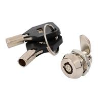 Quarter Turn Lock JK312 10mm Mini Cam Lock with Tubular Key