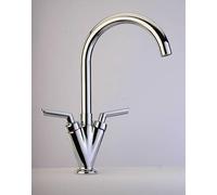 Quarter Turn Mixer Twin Lever Monobloc Tap