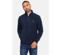Quarter Zip Fleece Sweatshirt Threadbare Navy L