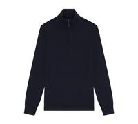 Quarter Zip Jumper - male - Lyle & Scott - Turtlenecks - Blue - M - Knitwear M