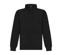 Quarter Zip Track Top Finden & Hales Black 9-10 Years
