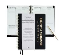 Quarterly Business Planner: 90-Day Guided Growth System for Entrepreneurs - Map Your Vision, Set Strategic Goals, and Execute with Confidence