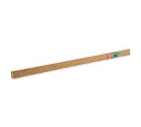 Quartet Bulletin Bar Strip, Cork Board, 24" x 1", Classroom, Office, Cubicle, Aluminum Frame (2004)