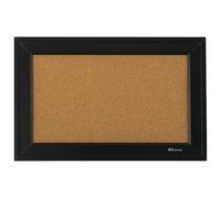 Quartet Cork Bulletin Board, 11 x 17 Inches, Black Frame (79279)