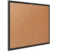 Quartet Cork Bulletin Board, 3 x 2 Feet, Corkboard, Black Frame (2303B)