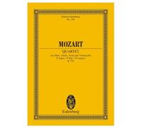 Quartet F major KV 370 - oboe, violin, viola and cello - study score - (ETP 194)