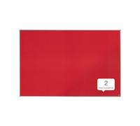 Quartet Felt Notice Board Aluminium Trim 1800x1200mm Red - 1904068
