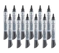 Quartet Glass Board Dry Erase Markers, Bullet Tip, Premium, Black, 12-Pack (79553)