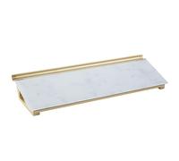 Quartet Glass Dry Erase White Board, Desktop Computer Pad for Notetaking, 18" x 6" Whiteboard, Clean Erase Surface with Storage, 1 Dry Erase Marker, Marble Surface (GDP186M)