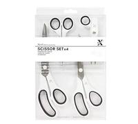 Quartet of Premium Craft & Sewing Scissors for Adults - Lifetime Guarantee