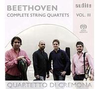Quartetto Di Cremona - BEETHOVEN: COMPLETE STRING QUARTETS VOL.3