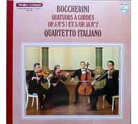 Quartetto Italiano - Philips 9500 305 - BOCCHERINI - Quartetto Italiano - Quators à cordesOp.6 n°os 1 et 3 - Op. 58 n°2 - Disque vinyle LP 33 tours (et non CD).