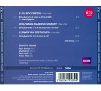 QUARTETTO ITALIANO PLAYS BOCCHERINI, MOZART & BEETHOVEN NEW CD