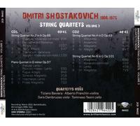 Quartetto Noûs - Shostakovich: String Quartets, volume 3