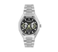 Quartz 42mm Mens Watch Black Dial