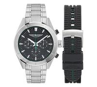 Quartz 45mm Mens Watch Black Dial Dial