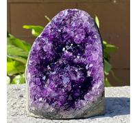 Quartz Amethyst Crystal Cave Cluster Cut Base Stone Ornaments (Size : 150-200g) Gemstone Stone