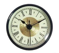 Quartz Clock Insert Movement 70MM for Clock Repair and DIY Assemblies with Arabic or Roman Numeral Face Suitable for Various Clock Cases (A)