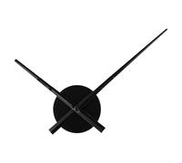 Quartz Clock Mechanism and 3D Large Needle Clock Hand DIY Kit for Wall Clock Repair or Custom Clock Design (Black)
