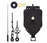 Quartz Clock Mechanism Movement Kit Battery Powered with Quiet Operation and High Torque Motor for Clock Repair, Replacement and DIY (length 18mm)