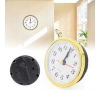 Quartz Clock Movement Insert with Silent Mechanism for Clock Repair and DIY Use Suitable for 65MM to 110MM Diameter Clock Faces (65mm)