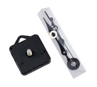 Quartz Clock Movement Kit with Long Hands for DIY Wall Clock Repair - Silent Sweep Mechanism, 133x30x75 mm Case, Includes Hour/Minute/Second Ha